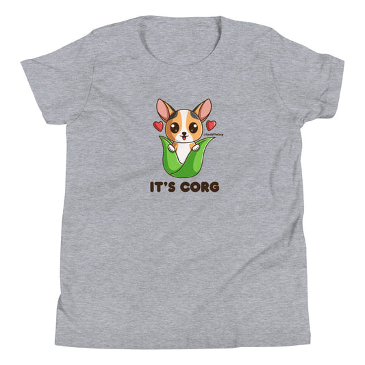 It's Corg! The Corgi Anthem - Dark Font - Youth Short Sleeve T-Shirt